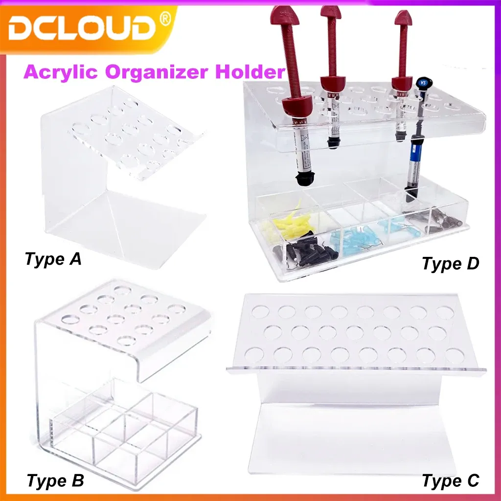 Dental Composite Resin Holder Syringe Acrylic Organizer Case Frame · Image 1