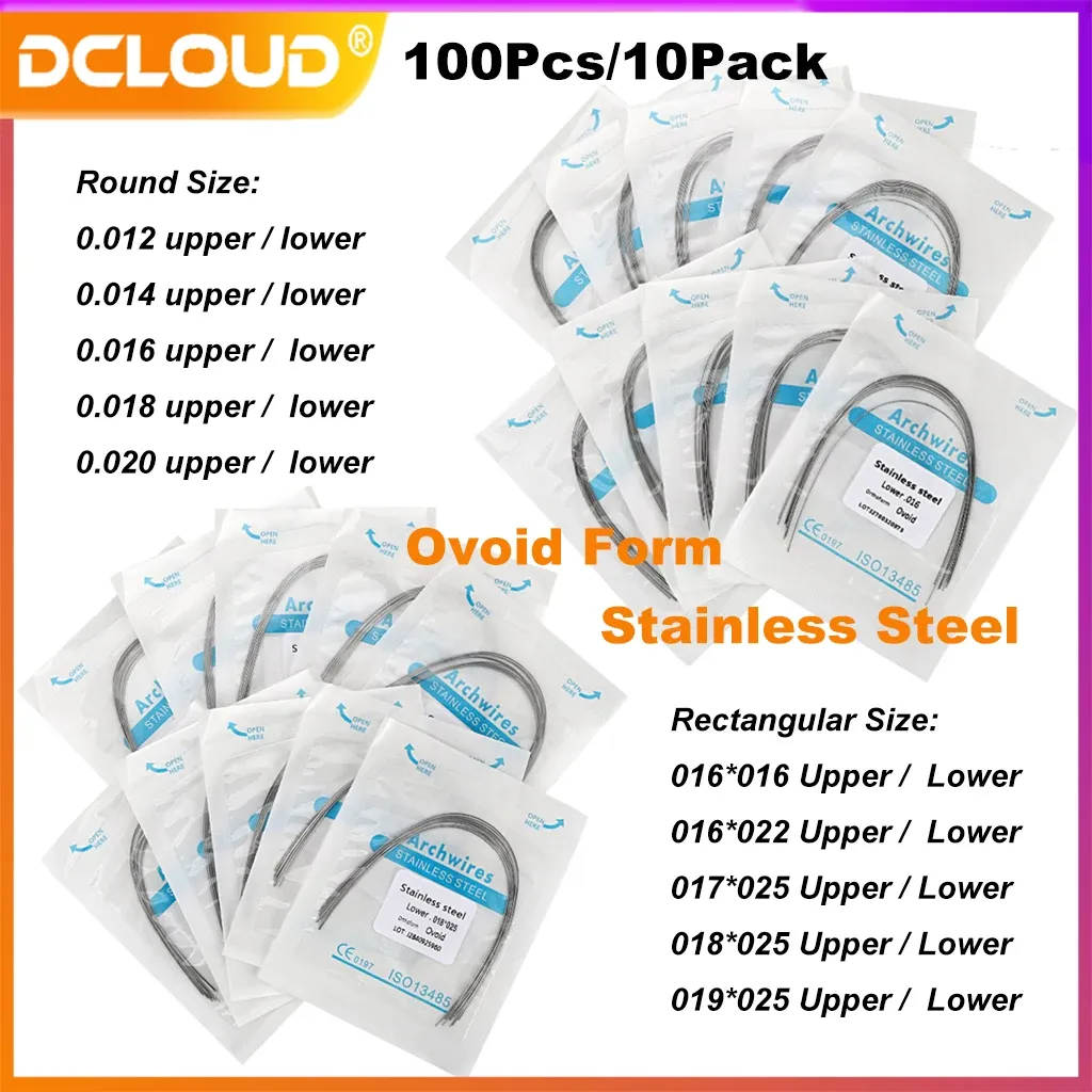 Dental Stainless Steel Arch Wire Orthodontic Arches Super Elastic · Image 1