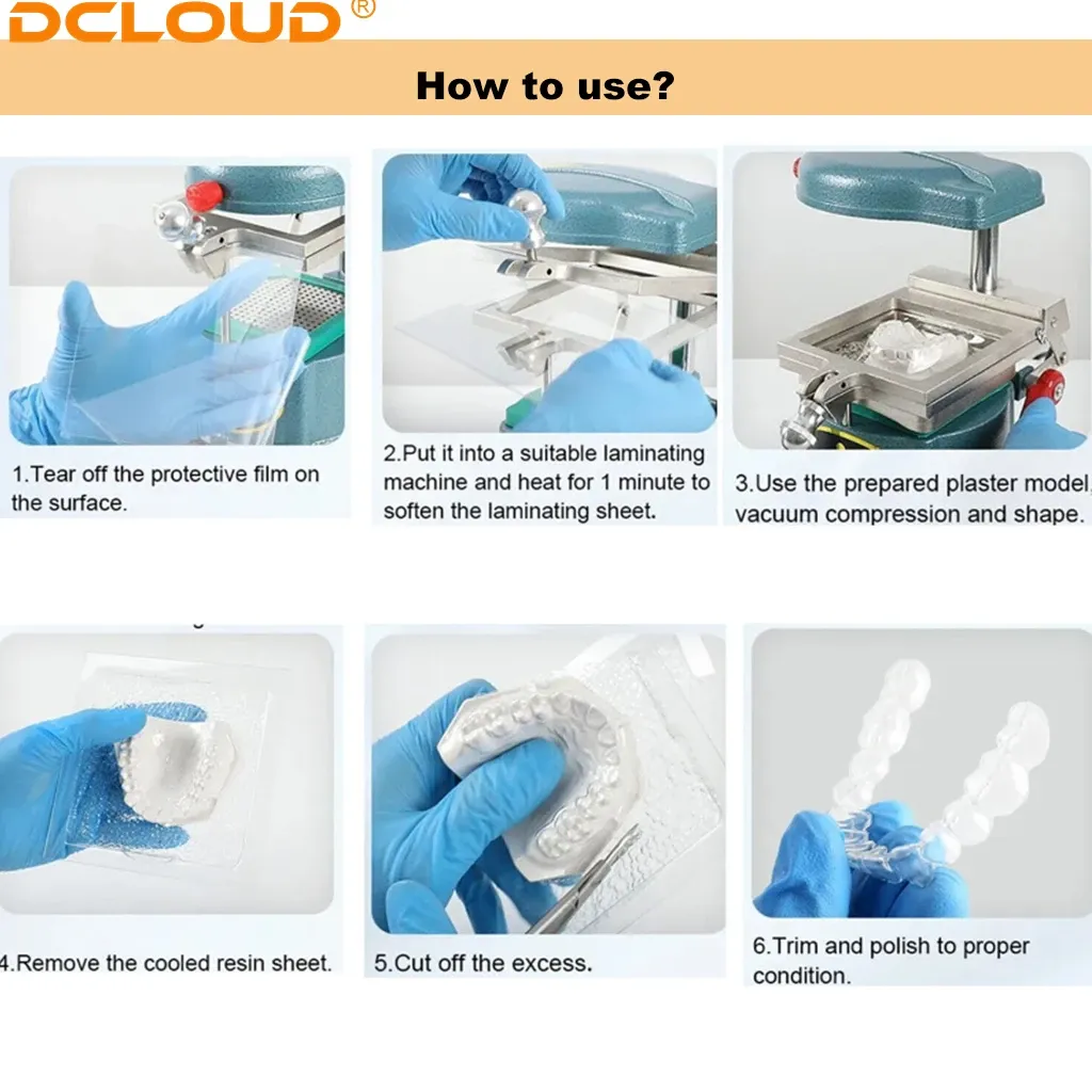Dental Lab Orthodontic Splint Retainer Slice Vacuum Forming Sheet · Image 5