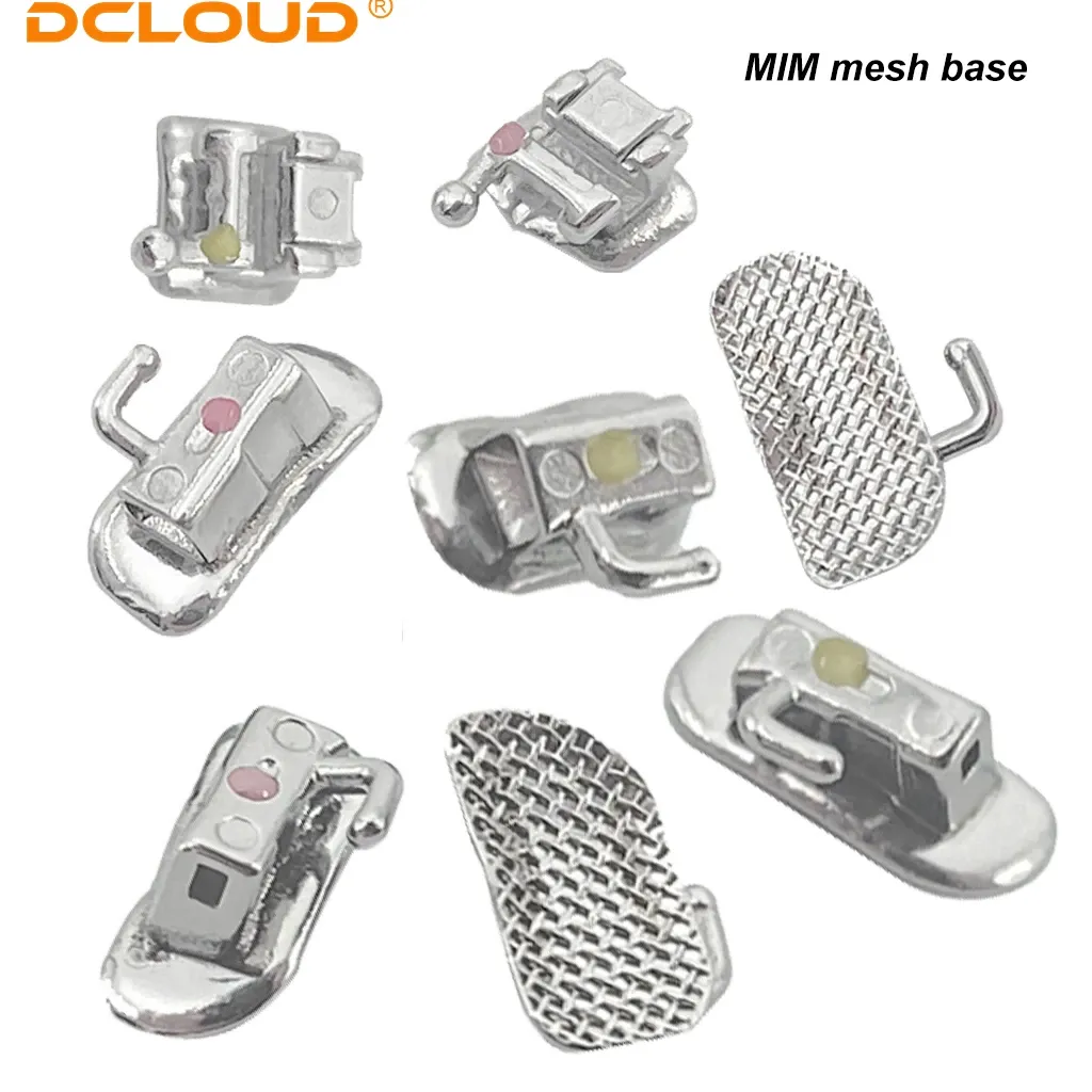 Dental Orthodontic Passive Self Ligating Brackets Brace Mesh Base Mini · Image 3